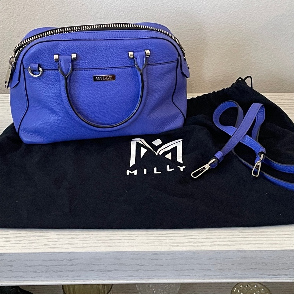 Gorgeous blue leather Milly bag!